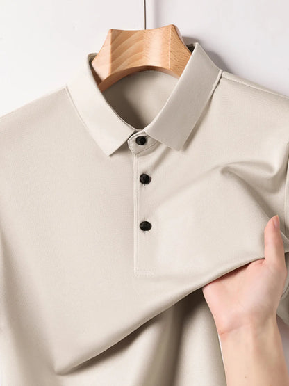 Men's Plus Size Button Detail Short Sleeve Polo - Tigbul's Variety Fashion Shop