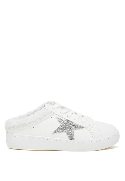 Moxie Fur Collar Slip On Sneakers - Tigbul's Variety Fashion Shop