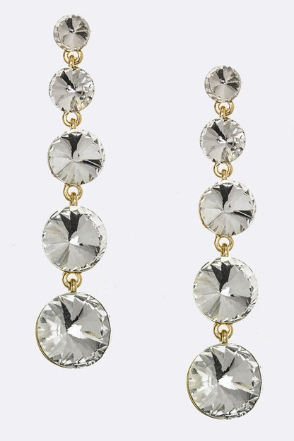 Dangle Crystal Earrings - Tigbuls Variety Fashion