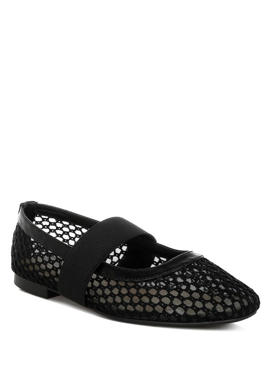 Nayela Mid-Foot Strap Ballerinas - Tigbul's Variety Fashion Shop