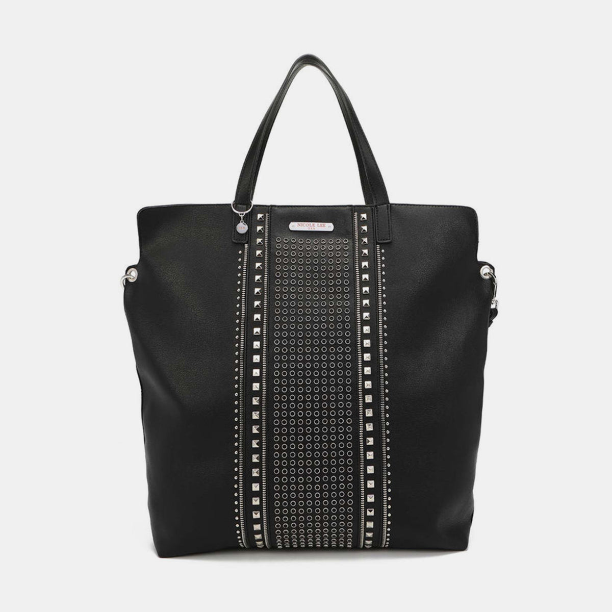 Nicole Lee USA Studded Large Tote Bag - Tigbul's Variety Fashion Shop