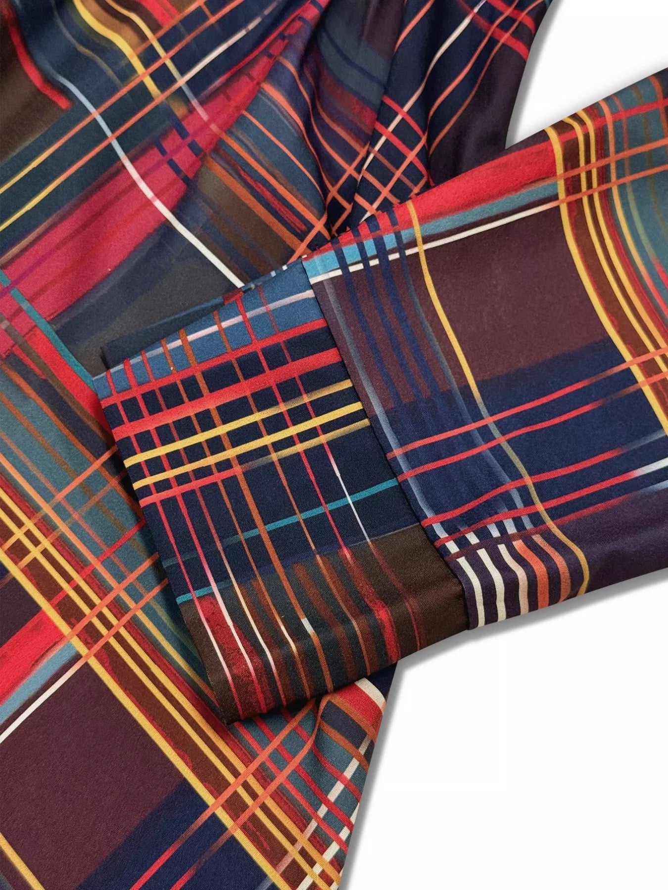 Plaid Long Sleeve Shirt Dress - Tigbul's Variety Fashion Shop