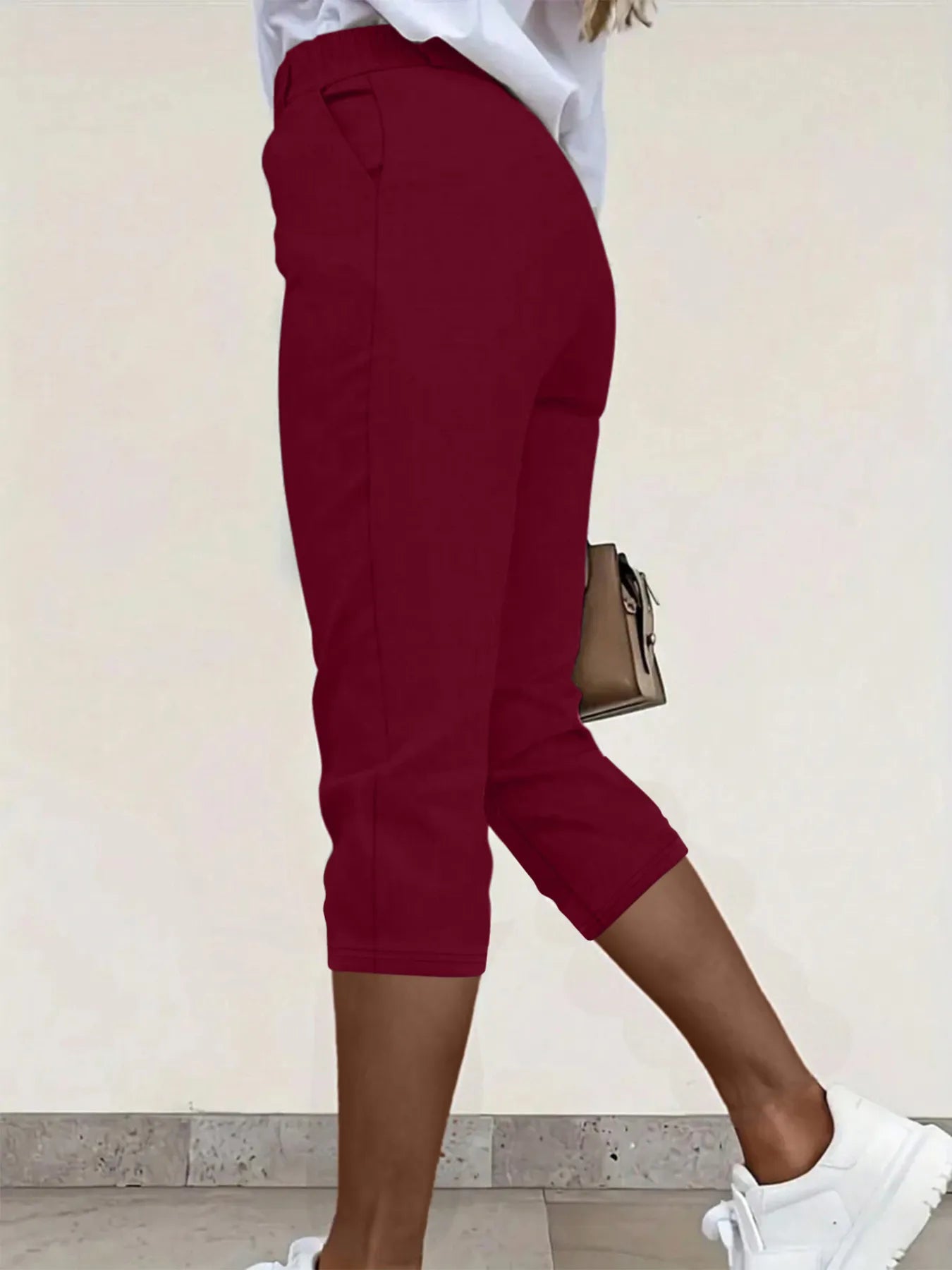 Pleated Detail Pants with Pockets - Tigbul's Variety Fashion Shop