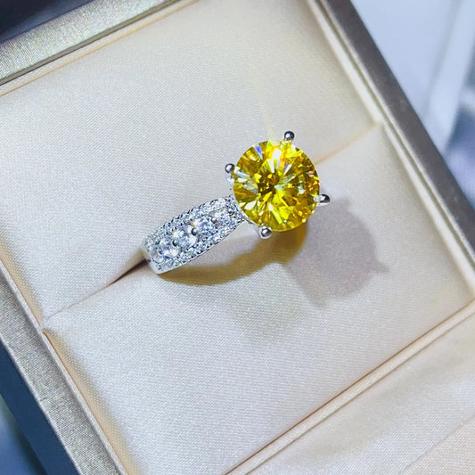 3 Carat Moissanite 925 Sterling Silver Ring - Tigbul's Variety Fashion Shop