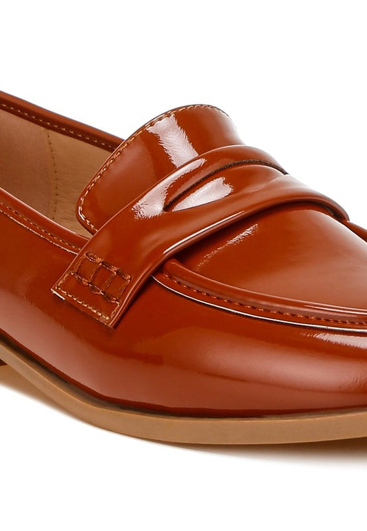 Mogul Penny Strap Detail Loafers - Tigbul's Variety Fashion Shop