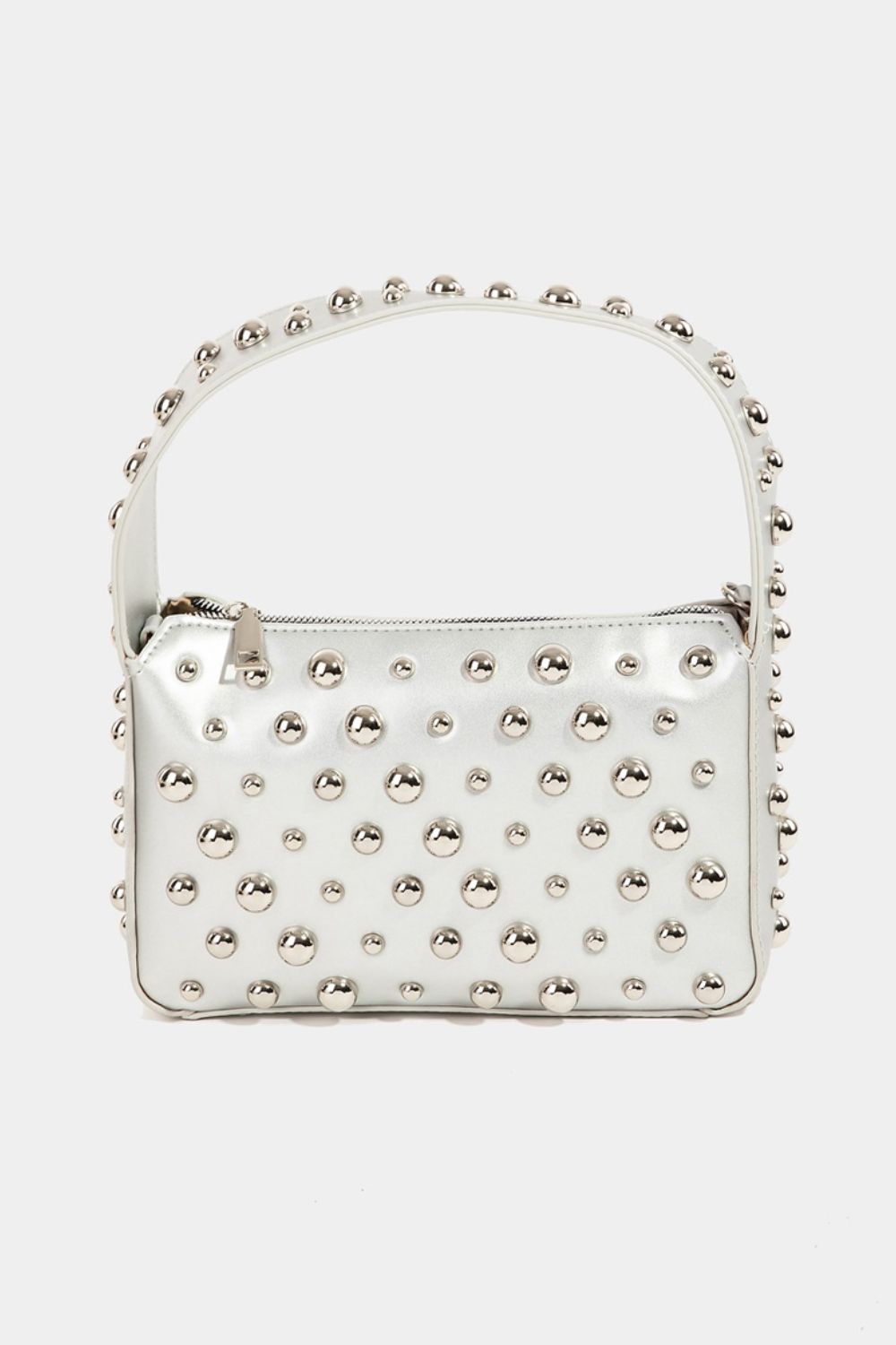 Fame Ball Studded Square Handbag - Tigbul's Variety Fashion Shop