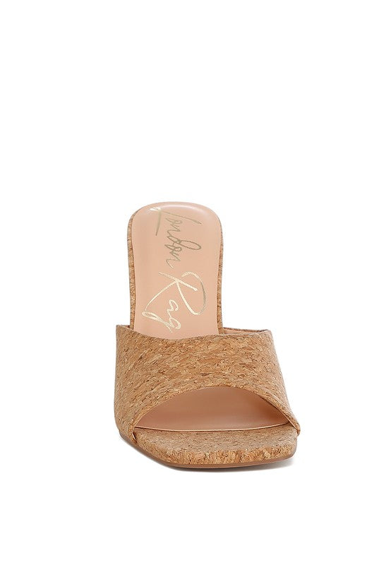 Shiloy Cork Wedge Sandals - Tigbul's Variety Fashion Shop