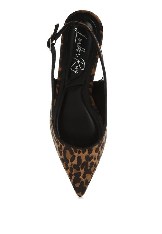 Jahzara Slingback Kitten Heel Sandals - Tigbul's Variety Fashion Shop