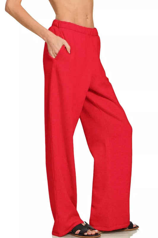 Zenana Fleece Sweatpant with Pockets - Tigbul's Variety Fashion Shop