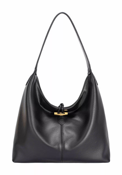 David Jones Classic Leather Shoulder Bag - Tigbul's Variety Fashion Shop