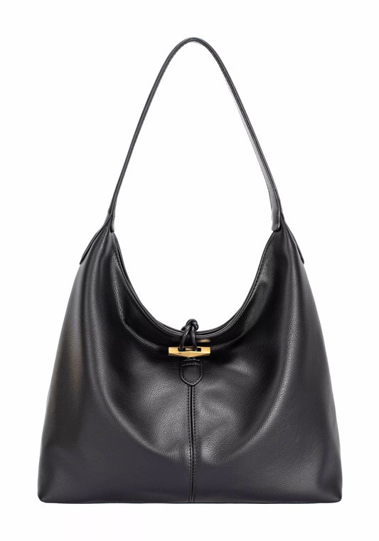 David Jones Classic Leather Shoulder Bag - Tigbul's Variety Fashion Shop