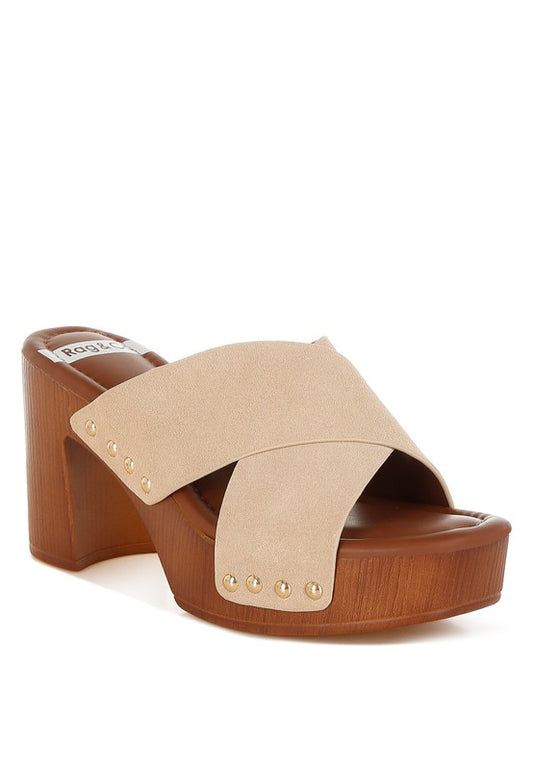 Mearsk Genuine Suede Leather Clogs - Tigbul's Variety Fashion Shop