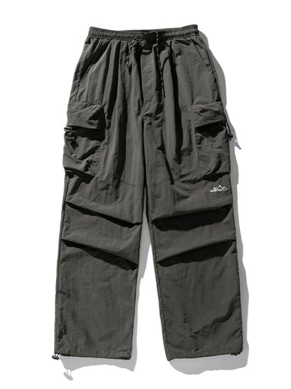 Men's Plus Size Elastic Waist Pants with Pockets - Tigbul's Variety Fashion Shop