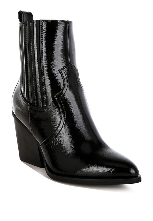 Cornus Pointed Toe Ankle Boots - Tigbul's Variety Fashion Shop
