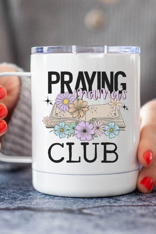 Praying Mama's Club Religious Coffee Travel Cup - Tigbul's Variety Fashion Shop