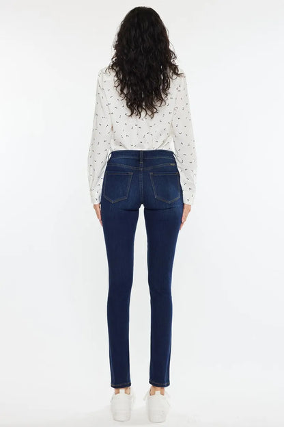 Kancan Mid Rise Super Skinny Jeans - Tigbul's Variety Fashion Shop