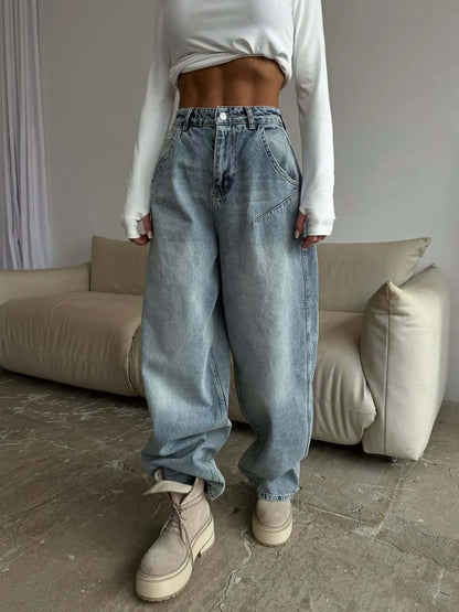 Wide Leg Jeans - Tigbul's Variety Fashion Shop