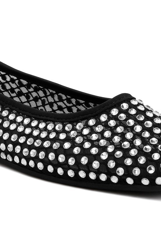 Orson Rhinestone Ballerinas - Tigbul's Variety Fashion Shop