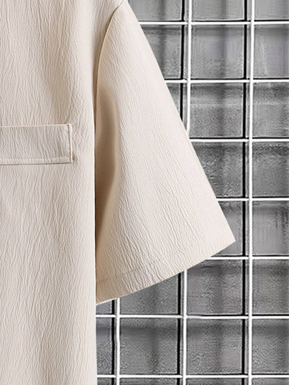 Men's Button Up Short Sleeve Shirt - Tigbul's Variety Fashion Shop