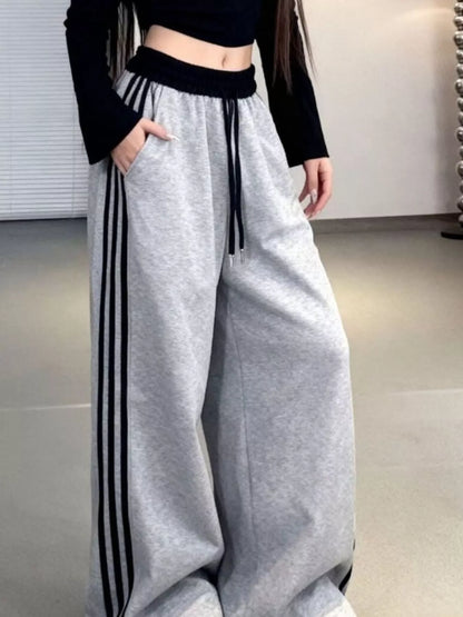 Casual Loose Fit Striped Pants - Tigbul's Variety Fashion Shop