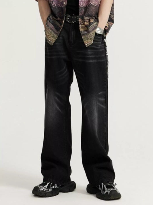 Men's Wide Leg Jeans - Tigbul's Variety Fashion Shop