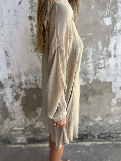Pocketed Collared Neck Shirt and Shorts Set - Tigbul's Variety Fashion Shop