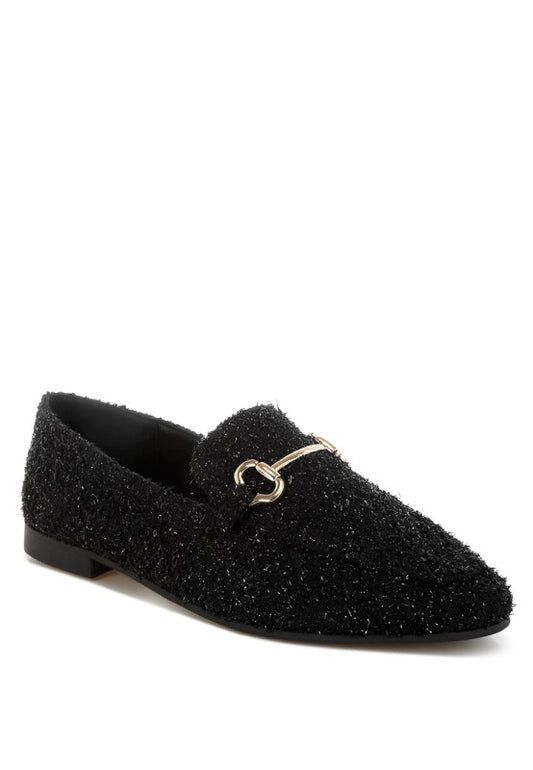 Danbury Horsebit Detail Shiny Loafers - Tigbul's Variety Fashion Shop