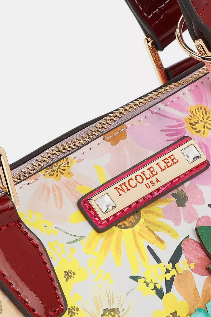 Nicole Lee USA Dreams Blossom Nicole Lee Dome Handbag - Tigbul's Variety Fashion Shop