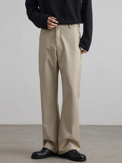 Men's Wide Leg Casual Pants - Tigbul's Variety Fashion Shop