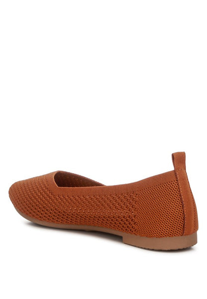 Selaris Fly Knit Slip On Ballerinas - Tigbul's Variety Fashion Shop