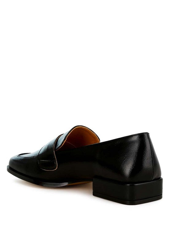 Jongs Metallic Penny Loafers - Tigbul's Variety Fashion Shop