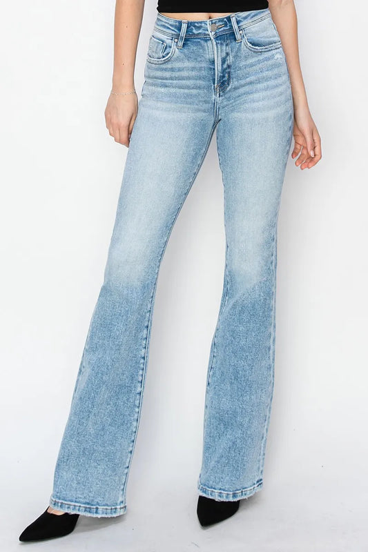 RISEN High Rise Bootcut Jeans - Tigbul's Variety Fashion Shop