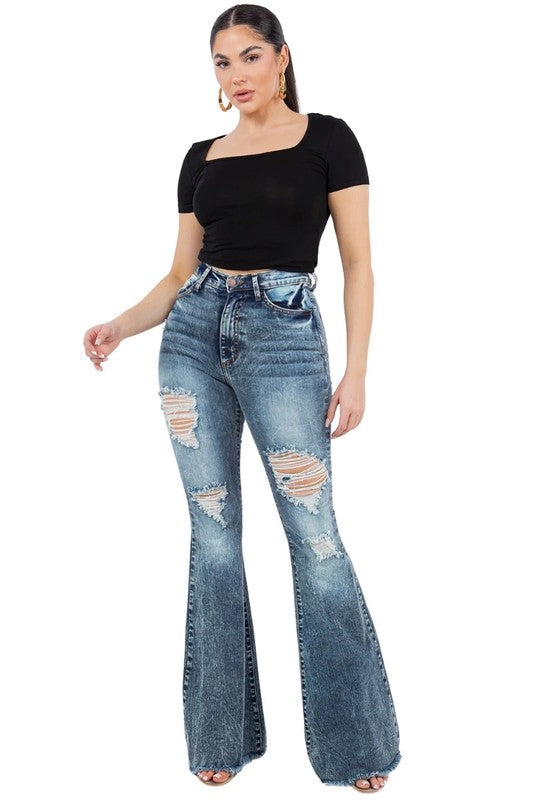 Storm Bell Bottom Jean - Inseam 30 - Tigbul's Variety Fashion Shop