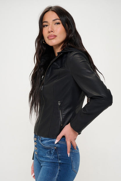 Coalition LA Zip Up Hooded Jacket - Tigbul's Variety Fashion Shop