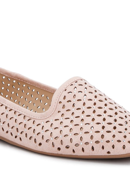 Gordon Perforated Ballerinas - Tigbuls Variety Fashion