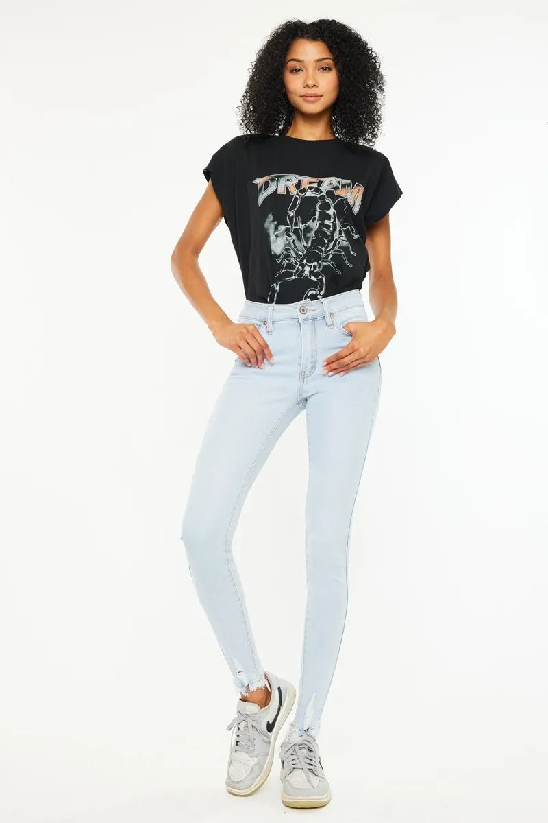 Kancan High Rise Super Skinny Jeans - Tigbul's Variety Fashion Shop