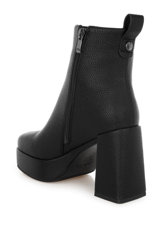 Poulin Faux Leather Chelsea Boots - Tigbul's Variety Fashion Shop