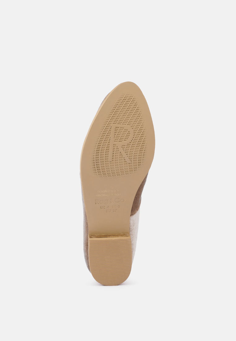Luxe-Lap Velvet Handcrafted Loafers - Tigbul's Variety Fashion Shop