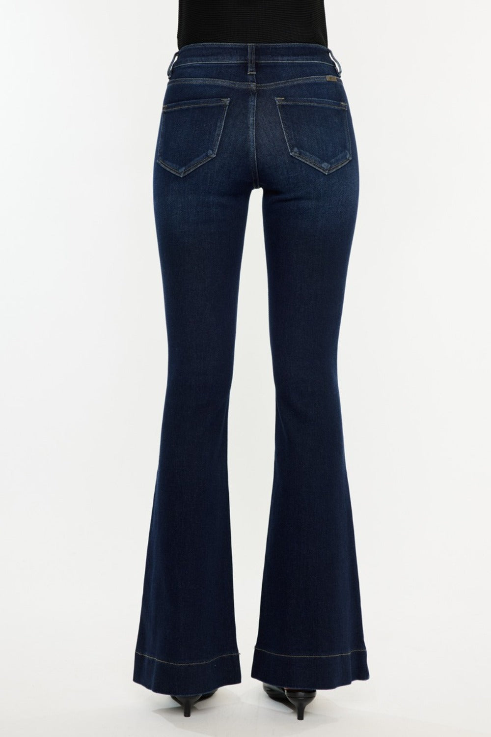 Kancan High Rise Slim Flare Jeans - Tigbul's Variety Fashion Shop