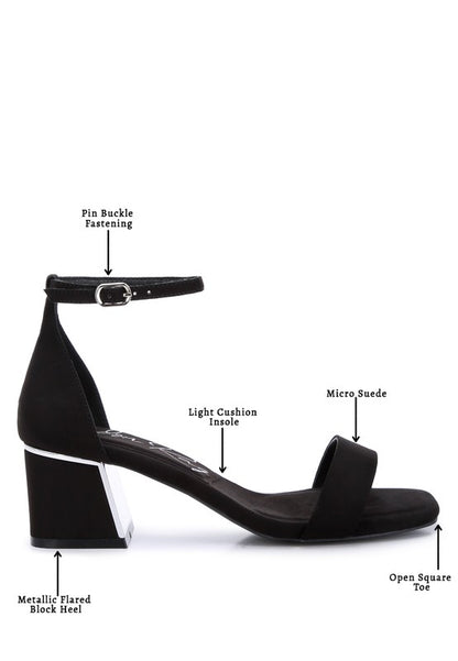 Eshe Block Heel Sandals - Tigbul's Variety Fashion Shop