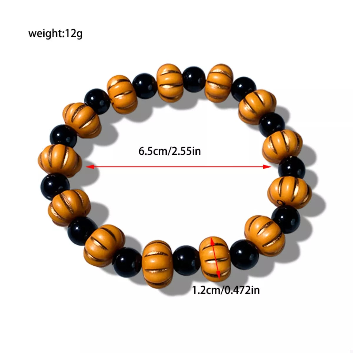 3 Piece Halloween Beaded Bracelet - Tigbul's Variety Fashion Shop