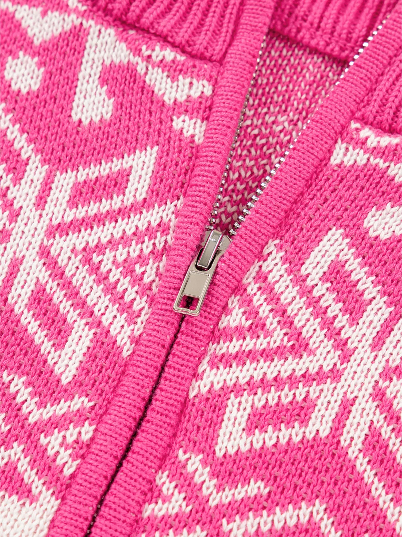 Christmas Snowflake Quarter Zip Collard Sweater - Tigbul's Variety Fashion Shop