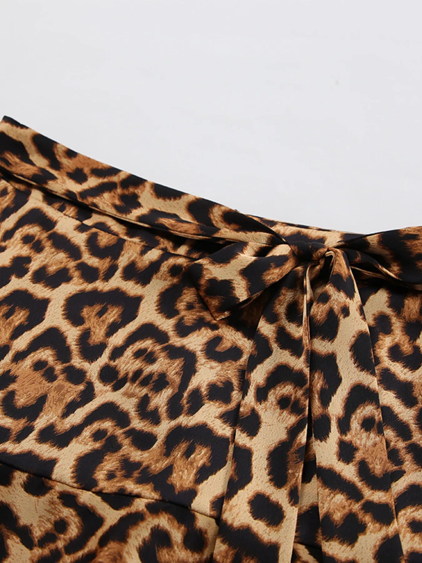 Leopard Print Mini Skirt - Tigbul's Variety Fashion Shop