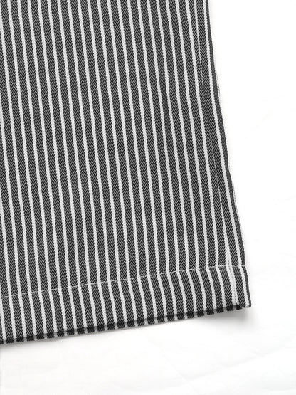 Striped Wide Leg Drawstring Pants - Tigbul's Variety Fashion Shop