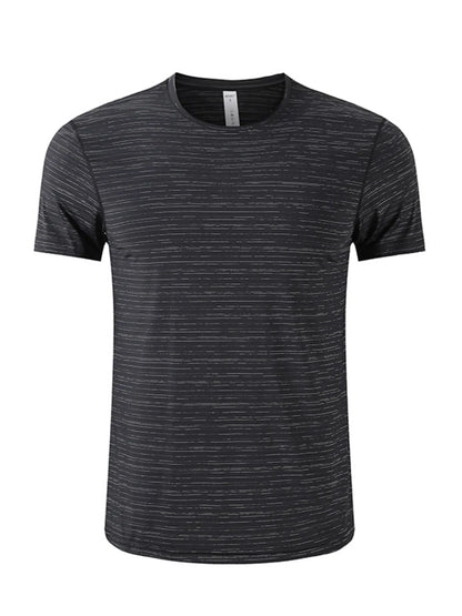 Men's Plus Size Round Neck Short Sleeve T-Shirt - Tigbul's Variety Fashion Shop