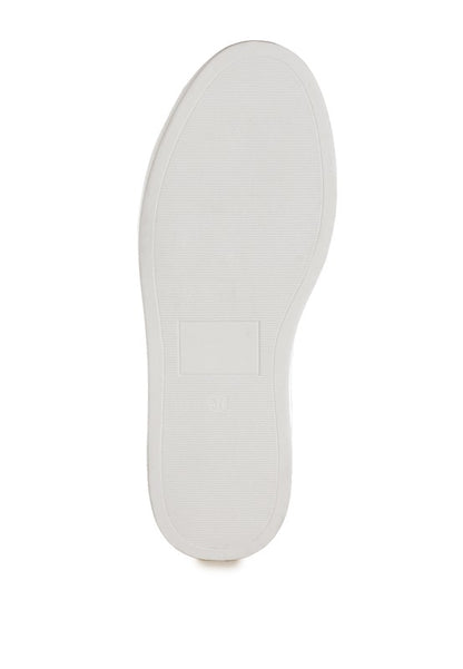 Cincinati Metallic Pleather Chunky Sneakers - Tigbul's Variety Fashion Shop