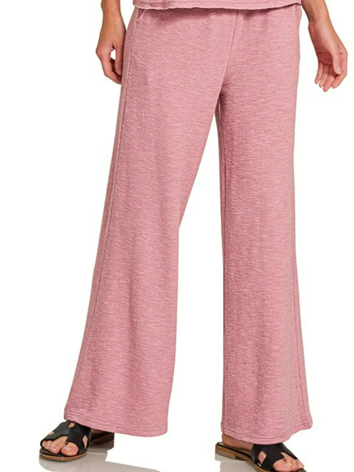 Zenana Cotton Slub Tank and Pants Set - Tigbul's Variety Fashion Shop