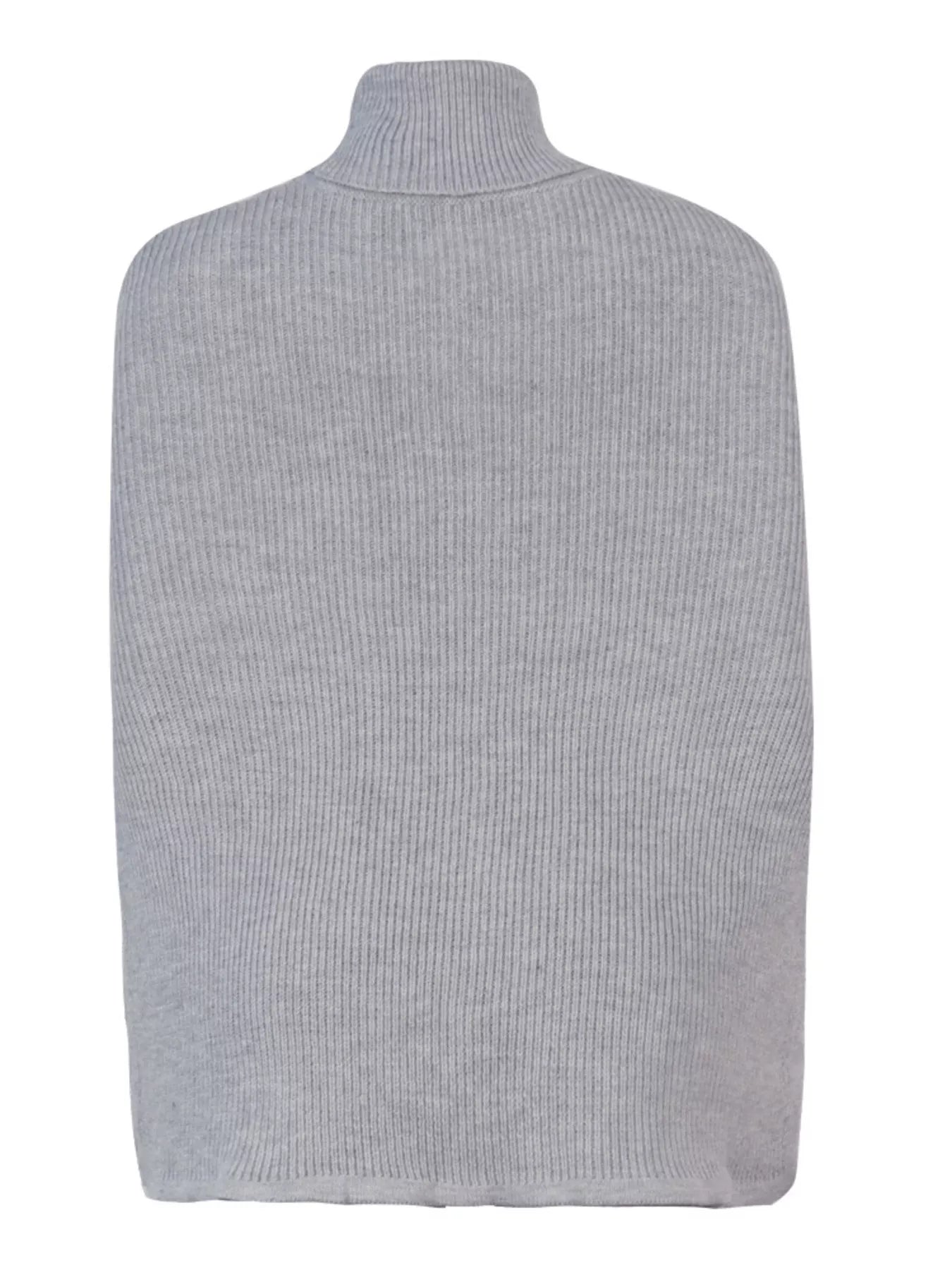 Chunky Cable Knit Turtleneck Poncho Cover Up - Tigbul's Variety Fashion Shop