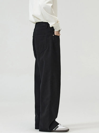Men's Full Size Wide-Leg Pants Plus Size - Tigbul's Variety Fashion Shop