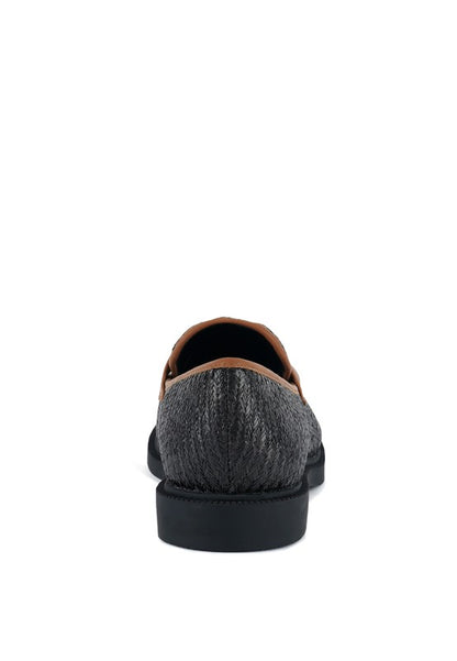 Foxford Tassle Detail Raffia Loafers - Tigbuls Variety Fashion